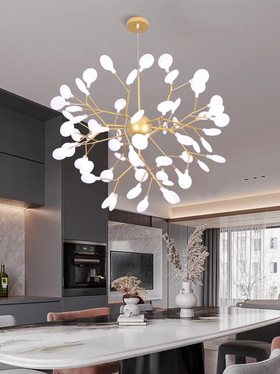 Đèn thả trần nhánh cây nghệ thuật (Branch Chandelier)
