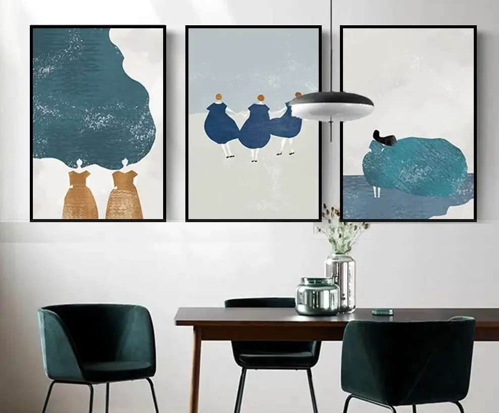 thiết kế tranh cá nhân từ ảnh chụp riêng treo tường hiện đại