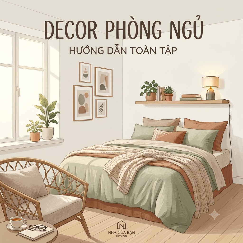 Decor phòng ngủ đẹp hiện đại