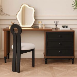 Bàn Trang Điểm Gỗ Hiện Đại Thiết Kế Tối Giản, Nhiều Ngăn Kéo Tiện Lợi