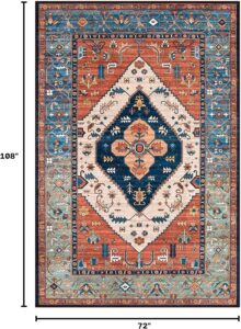 Thảm trải sàn lông cừu phong cách Ba Tư BT01 8 thamtraisan